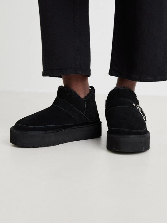 Obrázek produktu Kotníkové boty na platformě Even&Odd Wide Fit By Zalando černá