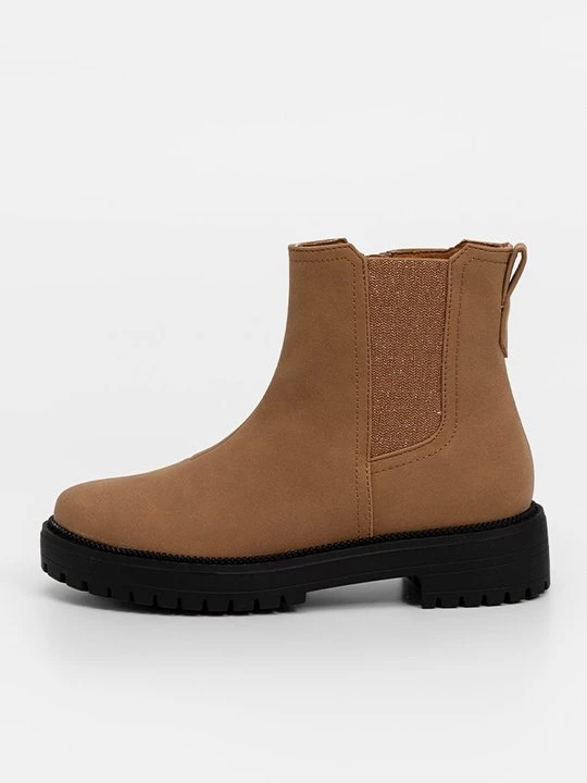 Obrázek produktu Kotníkové boty na platformě Toms světlehnědá