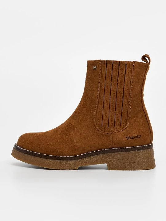 Obrázek produktu Kotníkové boty na platformě Wrangler koňaková
