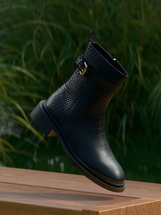 Obrázek produktu Kovbojské / motorkářské kotníkové boty Copenhagen Shoes černá