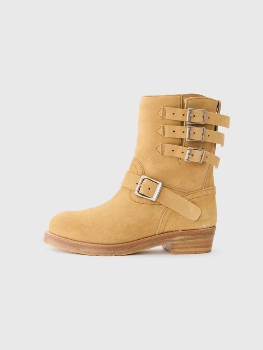 Obrázek produktu Kovbojské / motorkářské kotníkové boty Polo Ralph Lauren světlehnědá