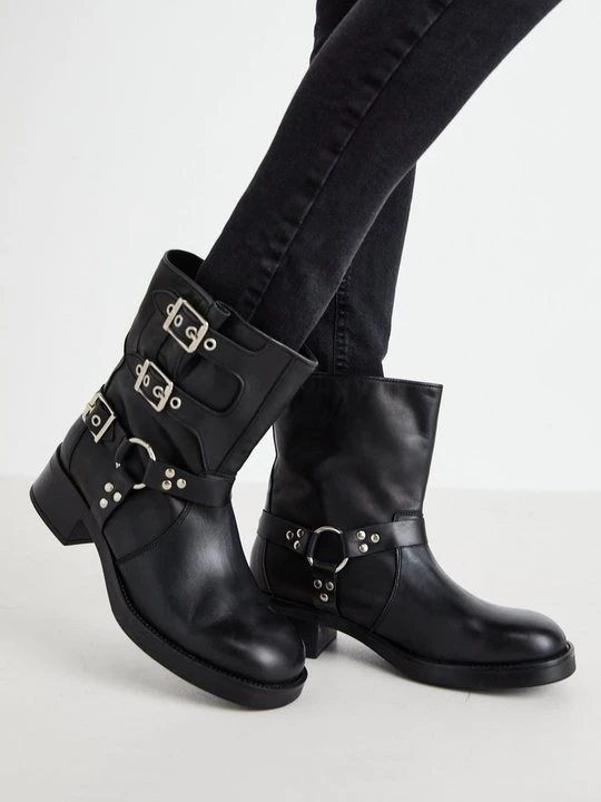 Obrázek produktu Kovbojské/motorkářské kotníkové boty Steve Madden černá