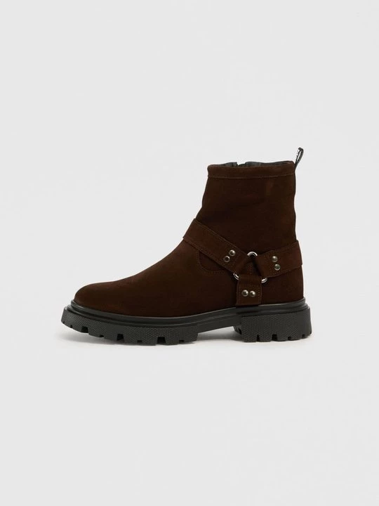 Obrázek produktu Kovbojské/motorkářské kotníkové boty Steve Madden hnědá
