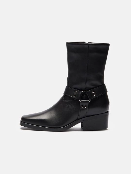 Obrázek produktu Kovbojské / motorkářské kotníkové boty Zign By Zalando černá