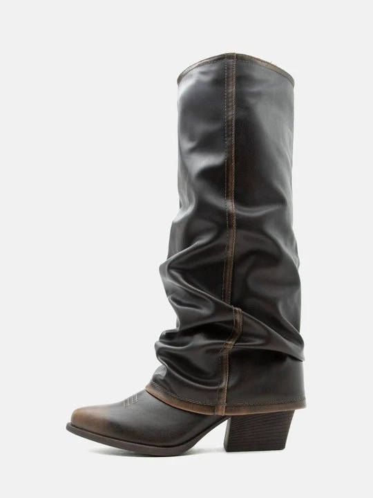 Obrázek produktu Kovbojské / motorkářské kozačky Even&Odd By Zalando hnědá