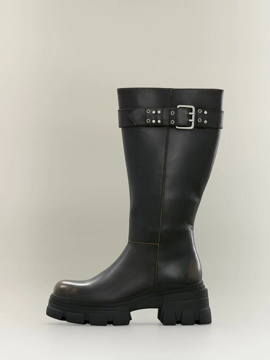 Obrázek produktu Kovbojské / motorkářské kozačky Even&Odd Wide Fit By Zalando hnědá