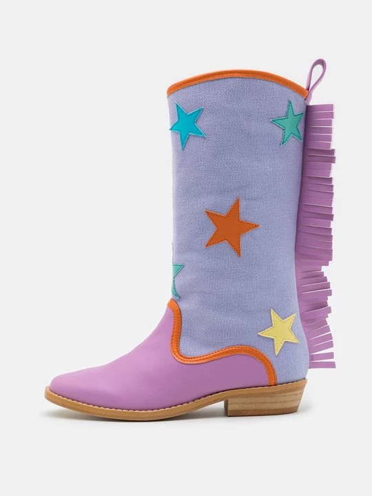 Obrázek produktu Kovbojské/motorkářské kozačky Stella McCartney lila