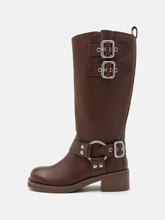 Obrázek produktu Kovbojské/motorkářské kozačky Steve Madden hnědá