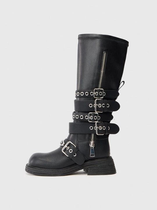 Obrázek produktu Kovbojské/motorkářské kozačky Steve Madden černá