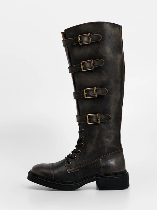 Obrázek produktu Kovbojské/motorkářské kozačky Steve Madden tmavě hnědá