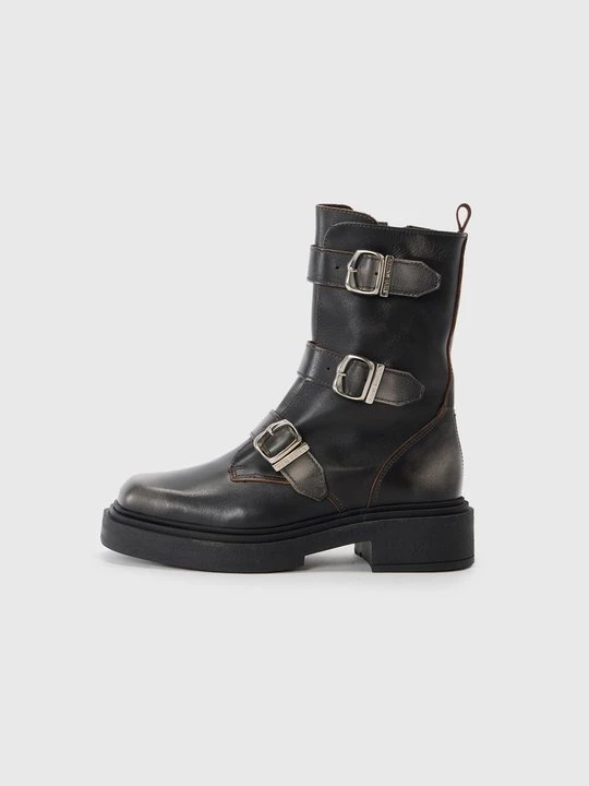 Obrázek produktu Kovbojské/motorkářské kozačky Steve Madden tmavě hnědá