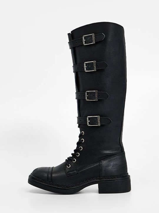 Obrázek produktu Kovbojské/motorkářské kozačky Steve Madden černá