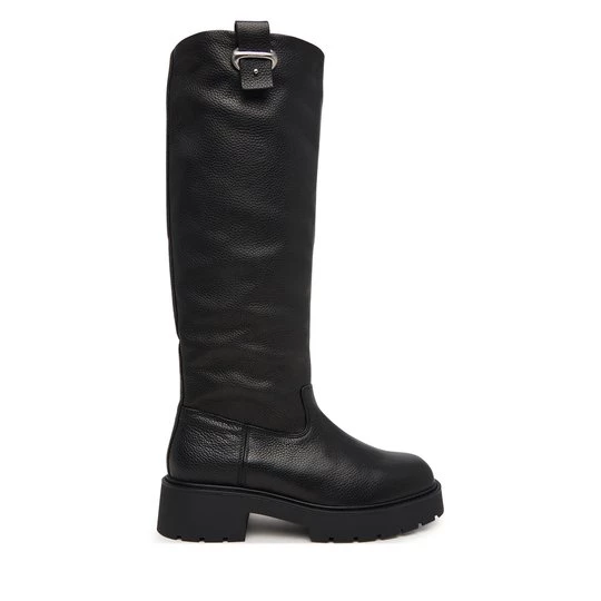 Obrázek produktu Kozačky Calvin Klein Chunky High Boot Lth Hdw HW0HW03201 Černá