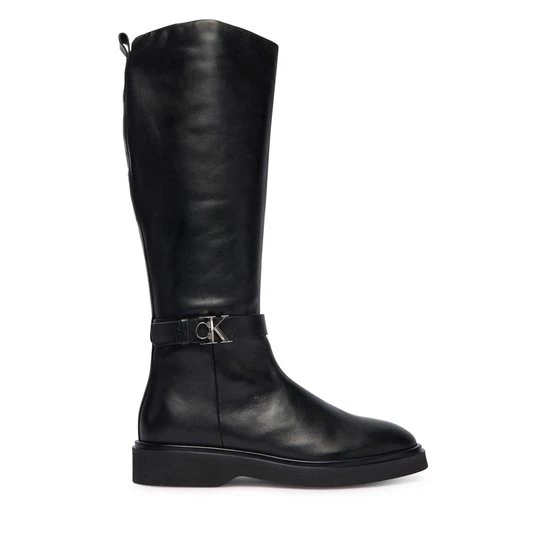 Obrázek produktu Kozačky Calvin Klein Knee Boot W/ Metal Logo HW0HW02665 Černá