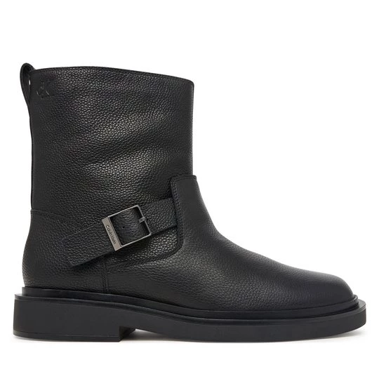 Obrázek produktu Kozačky Calvin Klein Sq Rubber Boot Buckle Lth HM0HM02353 Černá