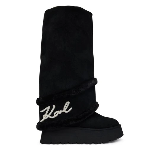 Obrázek produktu Kozačky KARL LAGERFELD Skylar KL48672 Černá