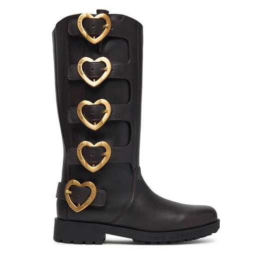 Obrázek produktu Kozačky LOVE MOSCHINO JA26134G0PIJ0317 Tmavě hnědá