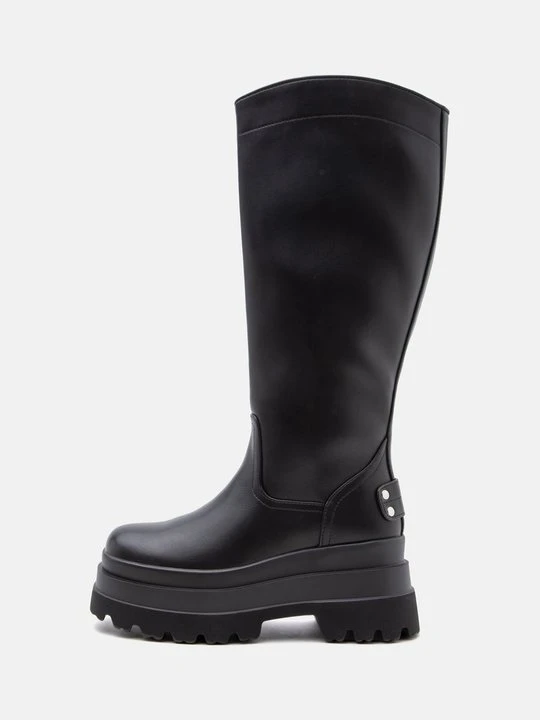 Obrázek produktu Kozačky na platformě Even&Odd Wide Fit By Zalando černá