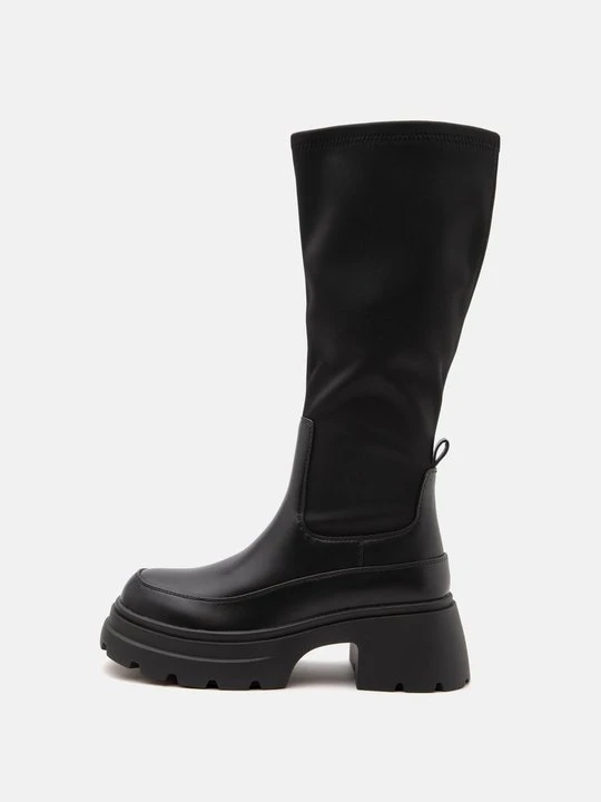Obrázek produktu Kozačky na platformě Even&Odd Wide Fit By Zalando černá