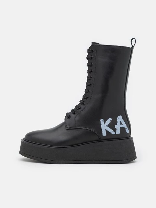 Obrázek produktu Kozačky na platformě KARL LAGERFELD černá