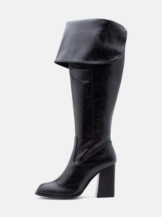 Obrázek produktu Kozačky na vysokém podpatku Even&Odd Wide Fit By Zalando černá