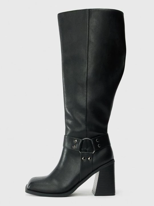 Obrázek produktu Kozačky na vysokém podpatku Even&Odd Wide Fit By Zalando černá