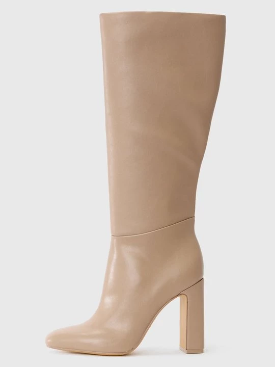 Obrázek produktu Kozačky na vysokém podpatku Steve Madden světle hnědošedá