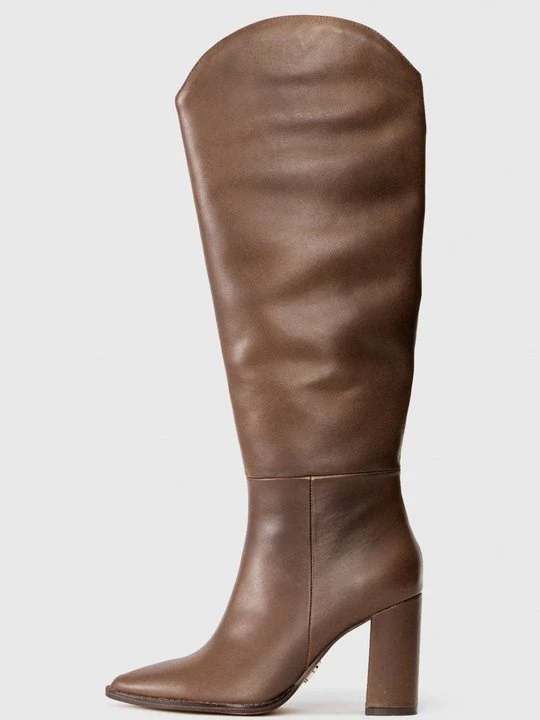 Obrázek produktu Kozačky na vysokém podpatku Steve Madden hnědá