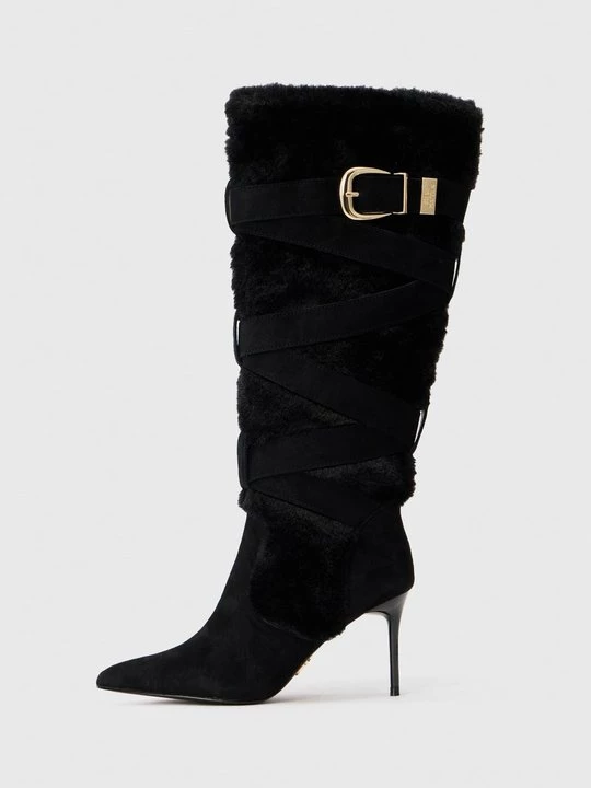 Obrázek produktu Kozačky na vysokém podpatku Steve Madden černá