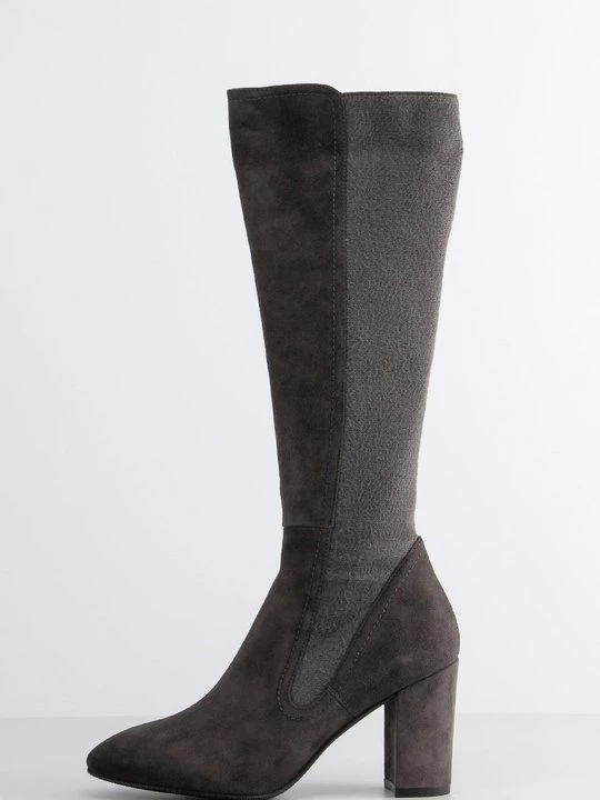 Obrázek produktu Kozačky na vysokém podpatku Stuart Weitzman antracitová
