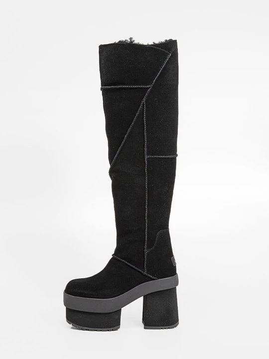 Obrázek produktu Kozačky nad kolena UGG černý denim