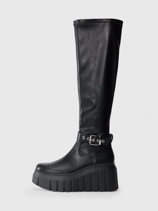 Obrázek produktu Kozačky s klínem Even&Odd By Zalando černá