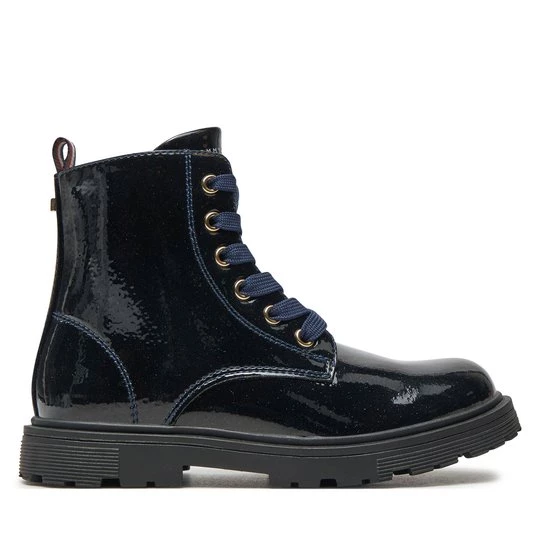 Obrázek produktu Kozačky Tommy Hilfiger Lace-Up Bootie T1A5-33564-1237 S Tmavomodrá
