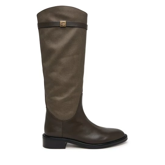 Obrázek produktu Kozačky ve vojenském stylu Coccinelle Pansy Waxed E4 V63 43 01 01 Khaki