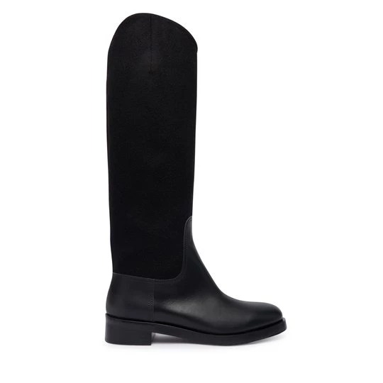 Obrázek produktu Kozačky ve vojenském stylu Max Mara Cavalierewk 2524796112600 Černá