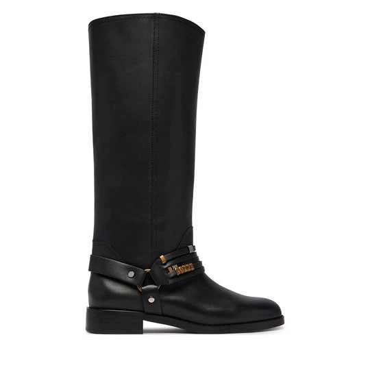 Obrázek produktu Kozačky ve vojenském stylu PINKO Cheval 01 SD0583P001 Černá