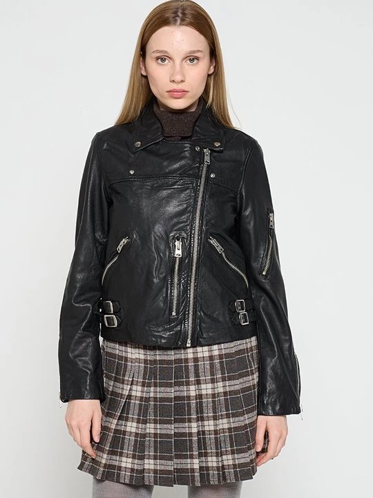 Obrázek produktu Kožená bunda AllSaints černá
