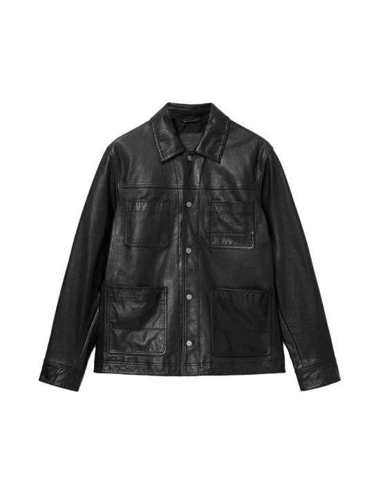 Obrázek produktu Kožená bunda AllSaints černá