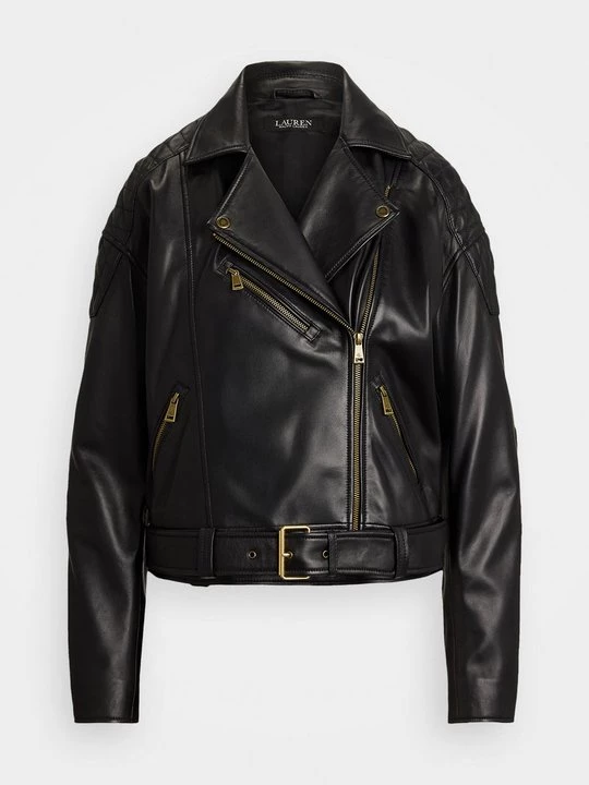 Obrázek produktu Kožená bunda Lauren Ralph Lauren černá