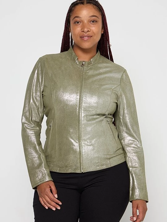 Obrázek produktu Kožená bunda Oakwood khaki