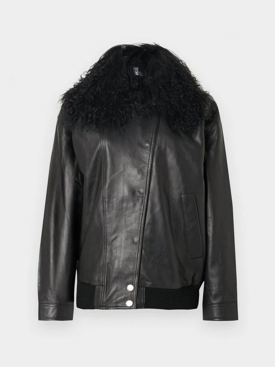 Obrázek produktu Kožená bunda The Kooples černá
