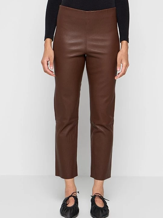 Obrázek produktu Kožené kalhoty By Malene Birger hnědá