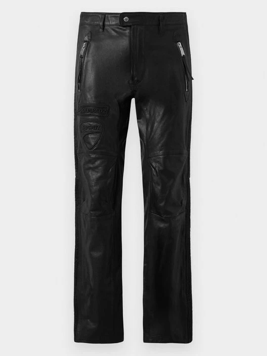Obrázek produktu Kožené kalhoty Dsquared2 černá