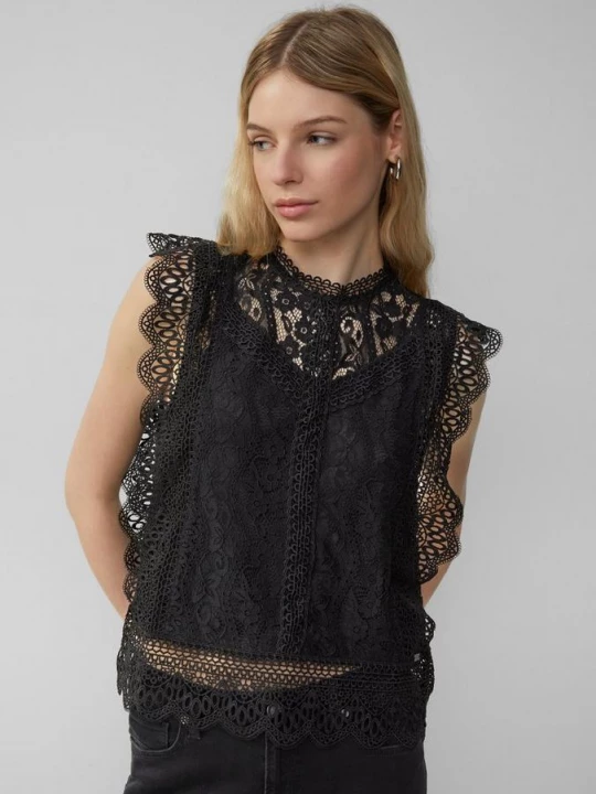 Obrázek produktu Krajková halenka QS černá