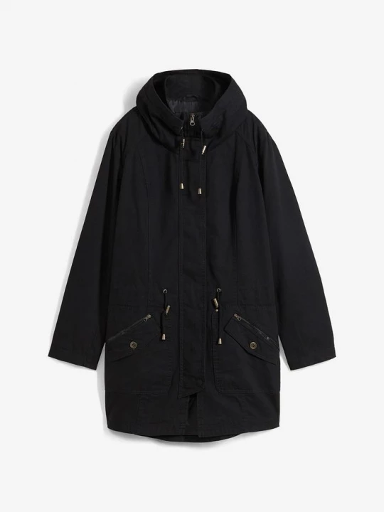 Obrázek produktu Krátká bavlněná parka se stojáčkem, vypasovaná BonPrix