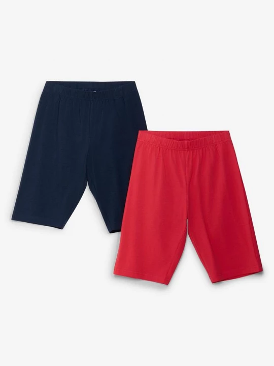 Obrázek produktu Krátké legíny z elastické směsi s organickou bavlnou (2 ks v balení) BonPrix