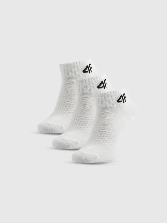 Obrázek produktu Krátké ponožky (3-pack) dívčí - bílé 4F