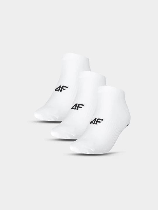 Obrázek produktu Krátké ponožky (3-pack) pánské - bílé 4F