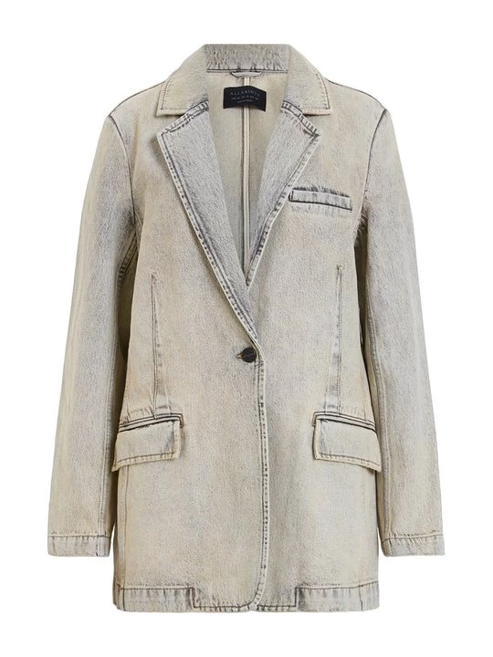Obrázek produktu Krátký kabát AllSaints šedý denim