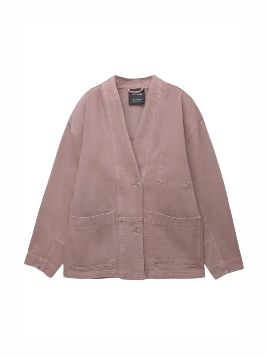 Obrázek produktu Krátký kabát PULL&BEAR růžová